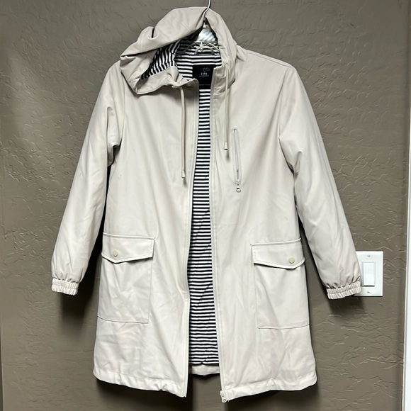 Zara Jackets & Blazers - Zara Outerwear Viscose Nylon Hooded jacket Size S